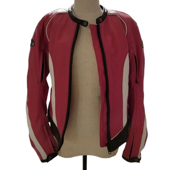 JOE ROCKET "ROCKET GIRL" Trixie Princess Cut Pink & Camo Motorcycle Jacket - Picture 2 of 16